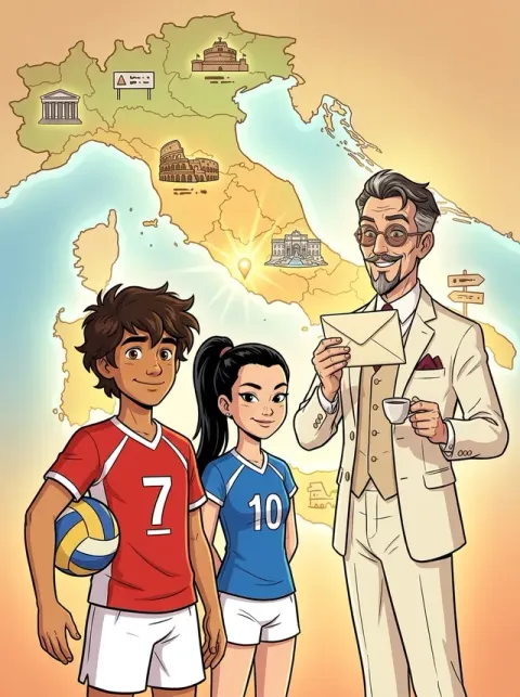 Portada de «Aventura en Roma»